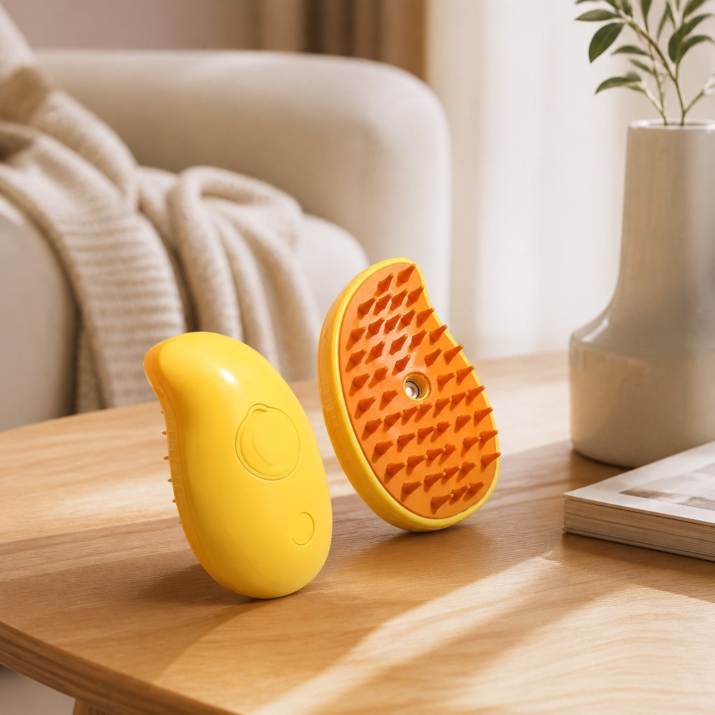 Brosse vapeur 3-en-1 en utilisation