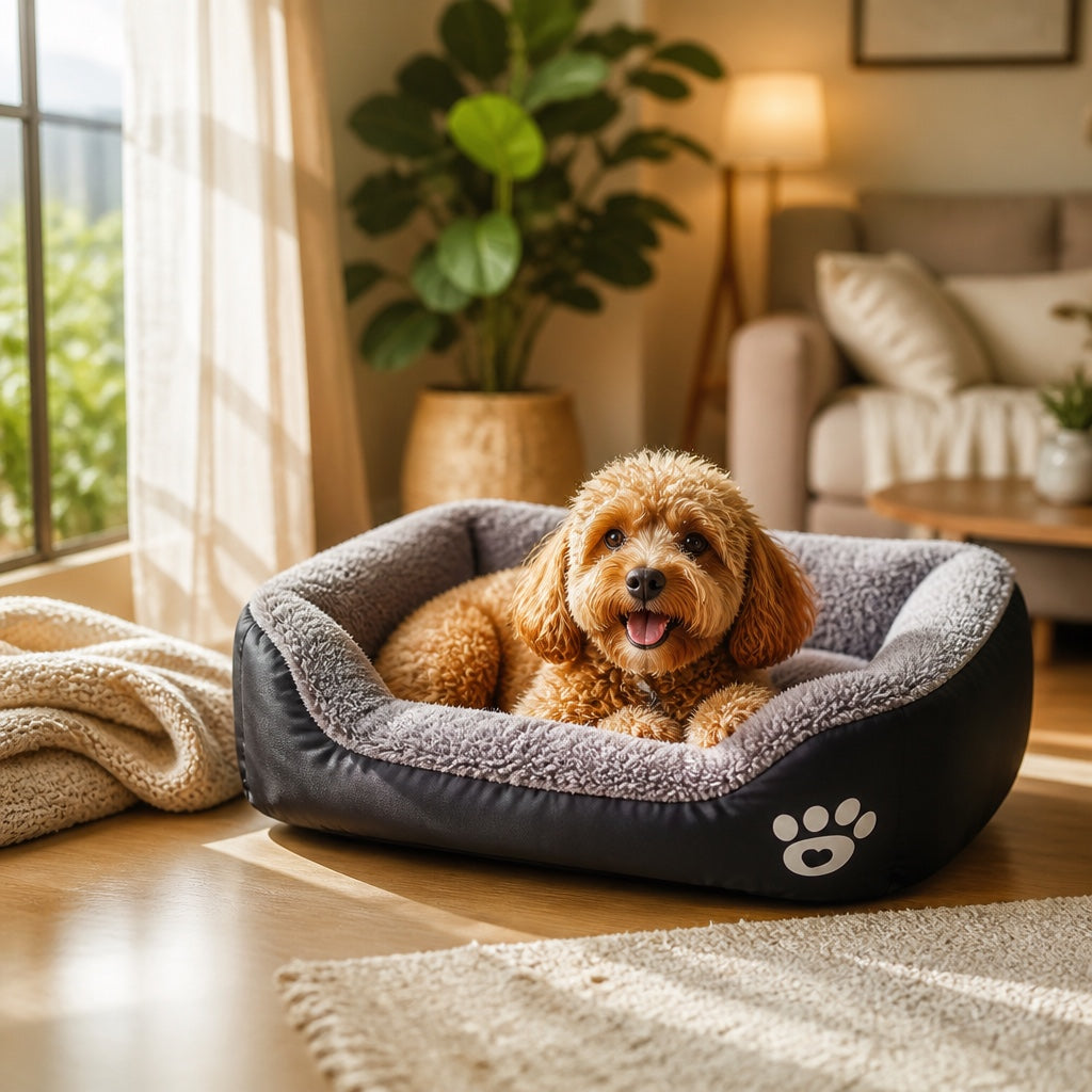 Panier doux lavable pour chien et chat