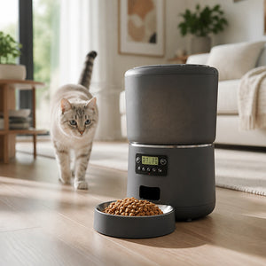 Distributeur de croquettes 4 L, écran de contrôle
