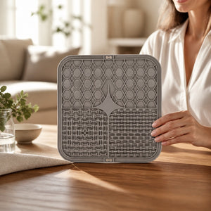 Tapis de léchage anti-stress, détail