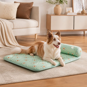 Tapis rafraîchissant en soie glacée pour chien et chat, surface fraîche et respirante