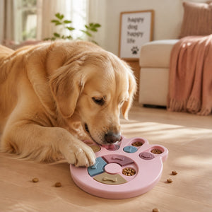 Jouet puzzle interactif, mangeoire lente