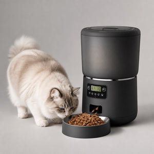 Distributeur de croquettes 4 L, coloris disponibles