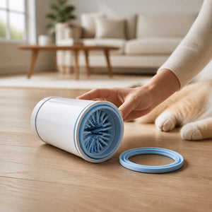 Nettoyeur de pattes électrique, brosses rotatives en silicone